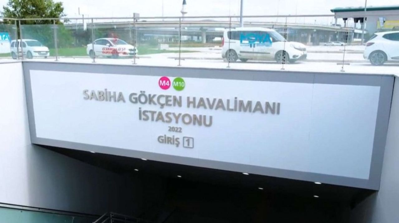 Pendik-Sabiha Gökçen Havalimanı metro hattı bugün açılıyor