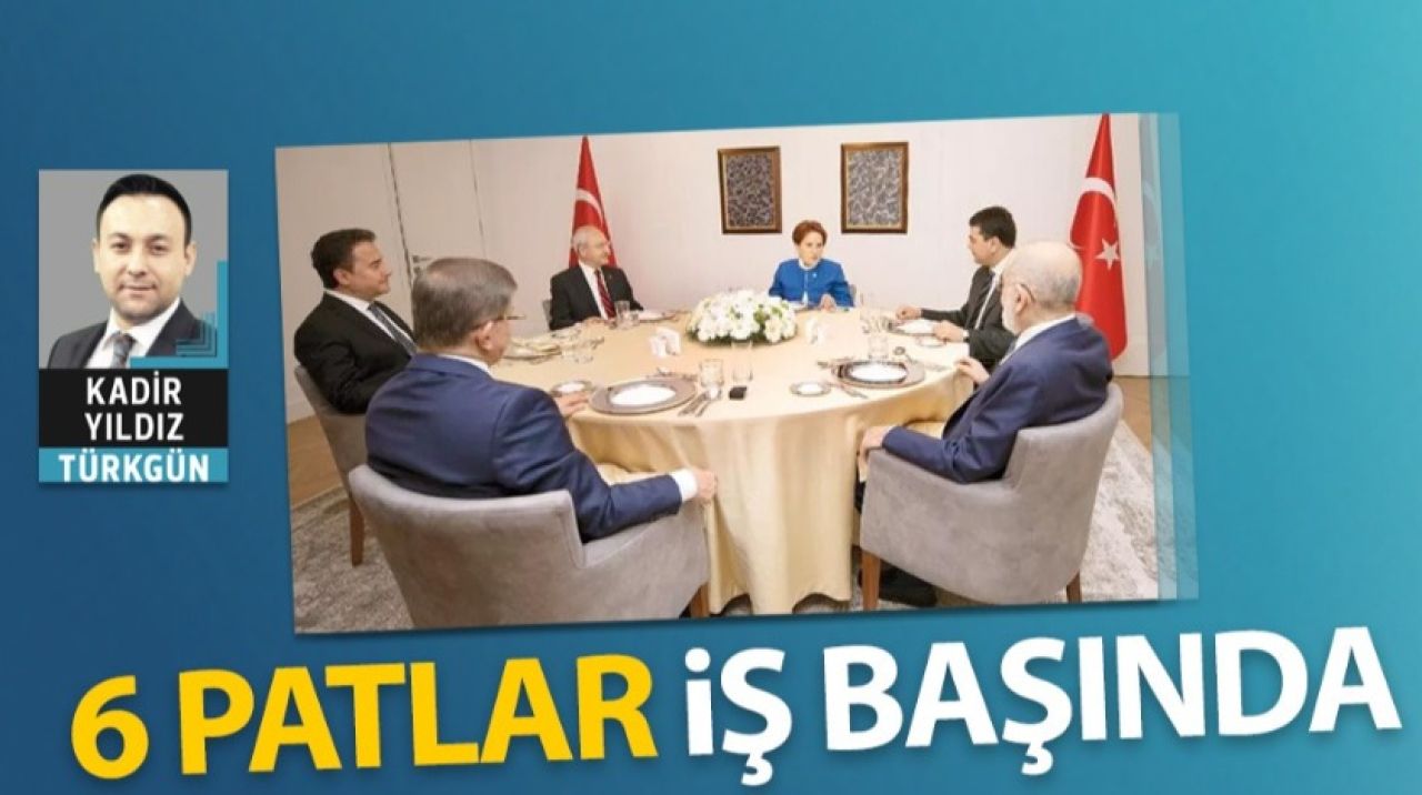 6 patlar iş başında