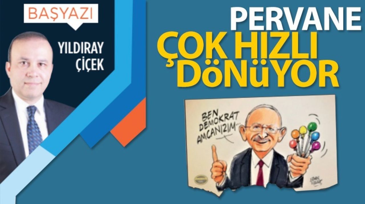 Pervane çok hızlı dönüyor