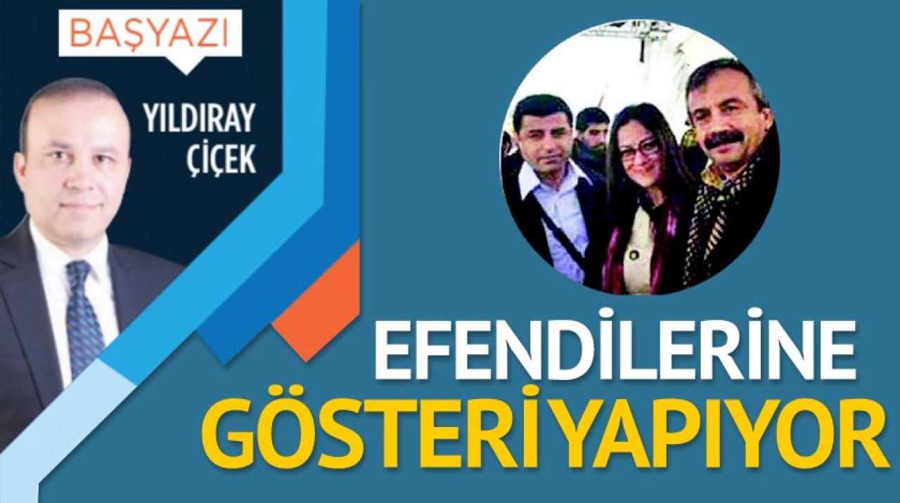 Efendilerine gösteri yapıyor