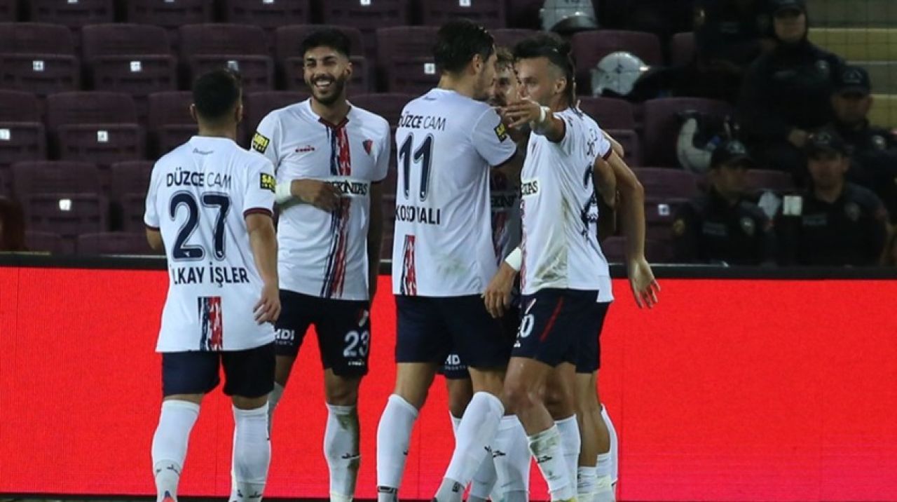 Düzcespor kazandı, Hatayspor kupada saf dışı kaldı