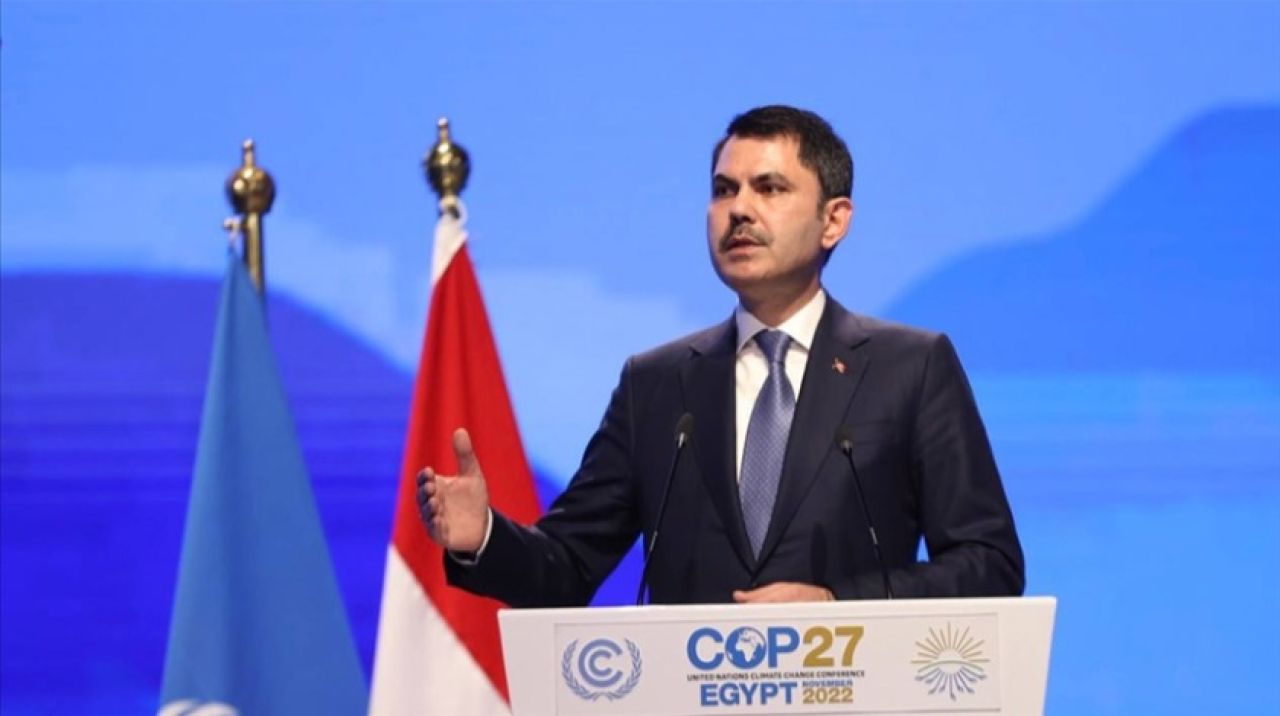 Bakan Kurum'dan COP27'de 'iklim diplomasisi'