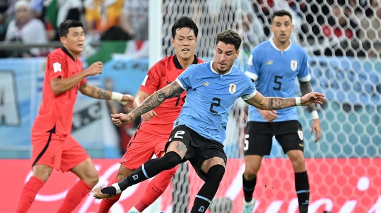 Uruguay ile Güney Kore maçında gol sesi çıkmadı