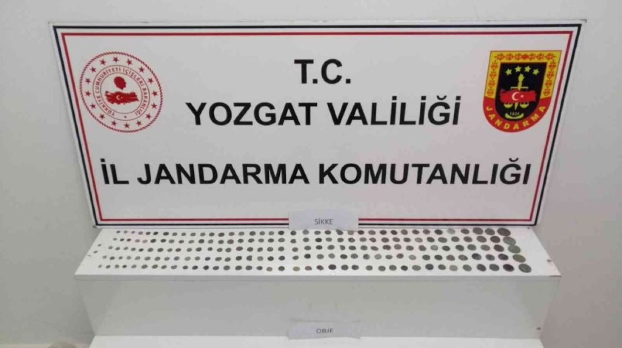 Yozgat’ta 192 sikke ele geçirildi