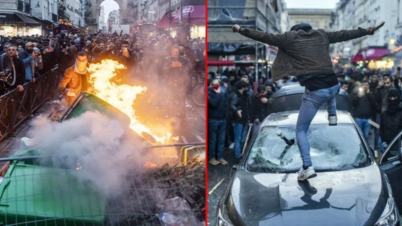 Paris'i kana bulayan adamla ilgili çarpıcı detay! Kılıçla göçmen kampına saldırmış