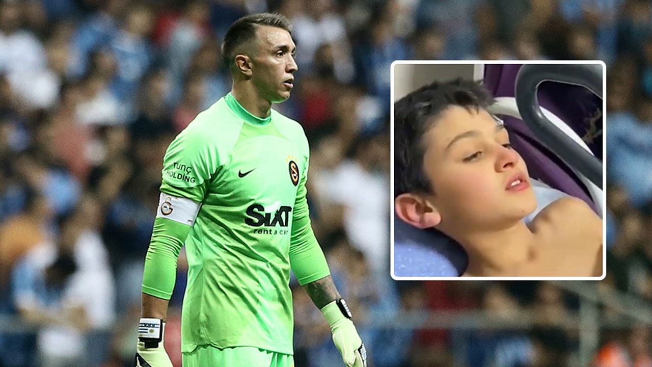 Galatasaray'ın kaptanı Fernando Muslera, enkazdan 156 saat sonra kurtarılan Semih ile Türkçe konuştu