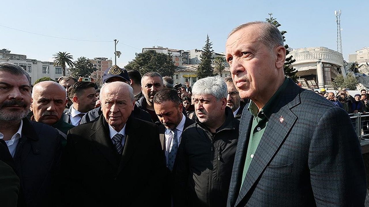 Cumhurbaşkanı Erdoğan ve MHP lideri Bahçeli deprem bölgesine gidiyor