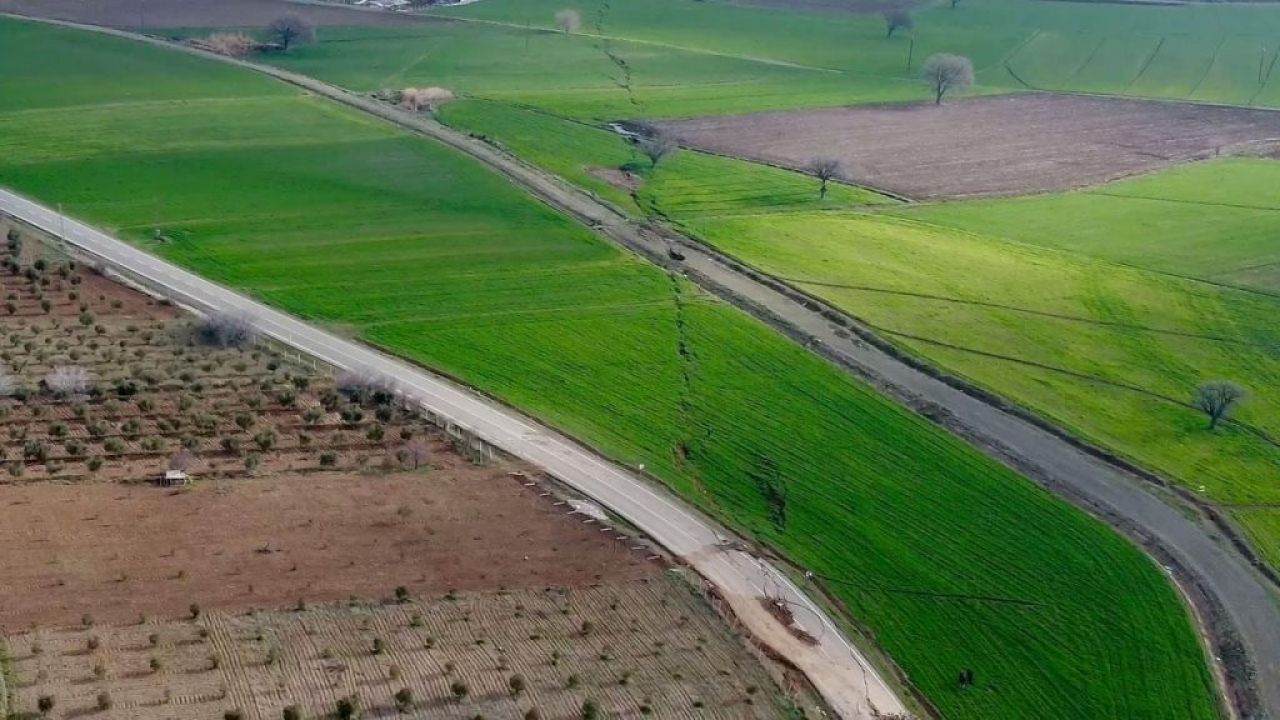 Kahramanmaraş’taki fay kırığı böyle görüntülendi