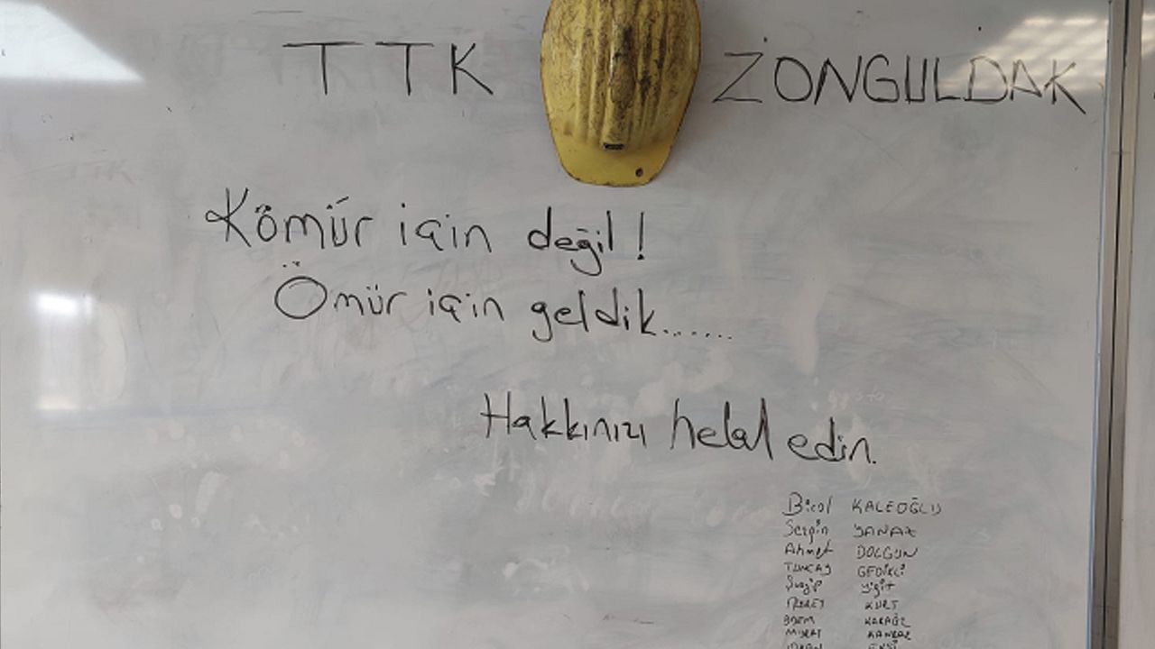 Madencilerden yüreklere kazınan not: Kömür için değil, ömür için geldik