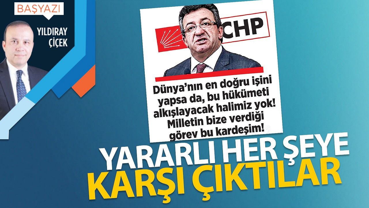 Yararlı her şeye karşı çıktılar