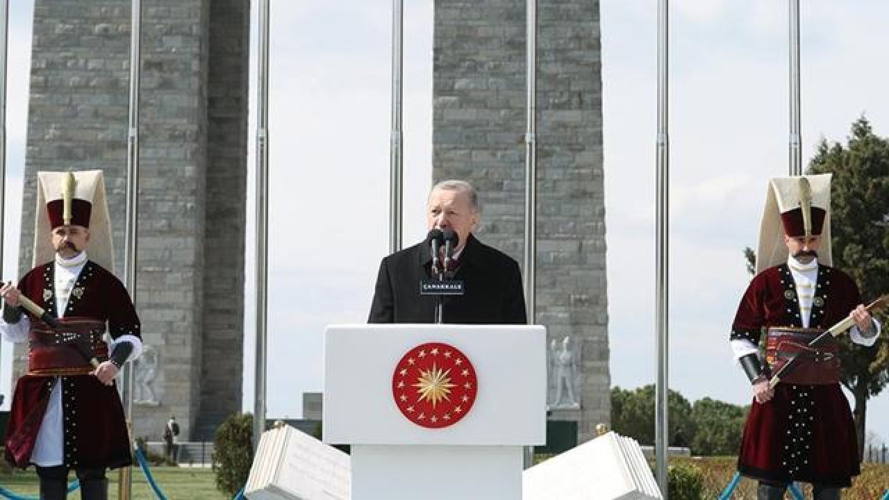 Cumhurbaşkanı Erdoğan: Depremin yaralarını ancak Çanakkale ruhunu dirilterek sarabiliriz