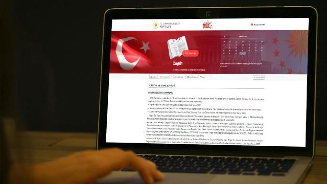 Cumhurbaşkanı kararları Resmi Gazete'de