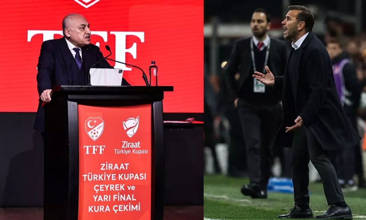 TFF'den Okan Buruk'a ''play-off'' cevabı