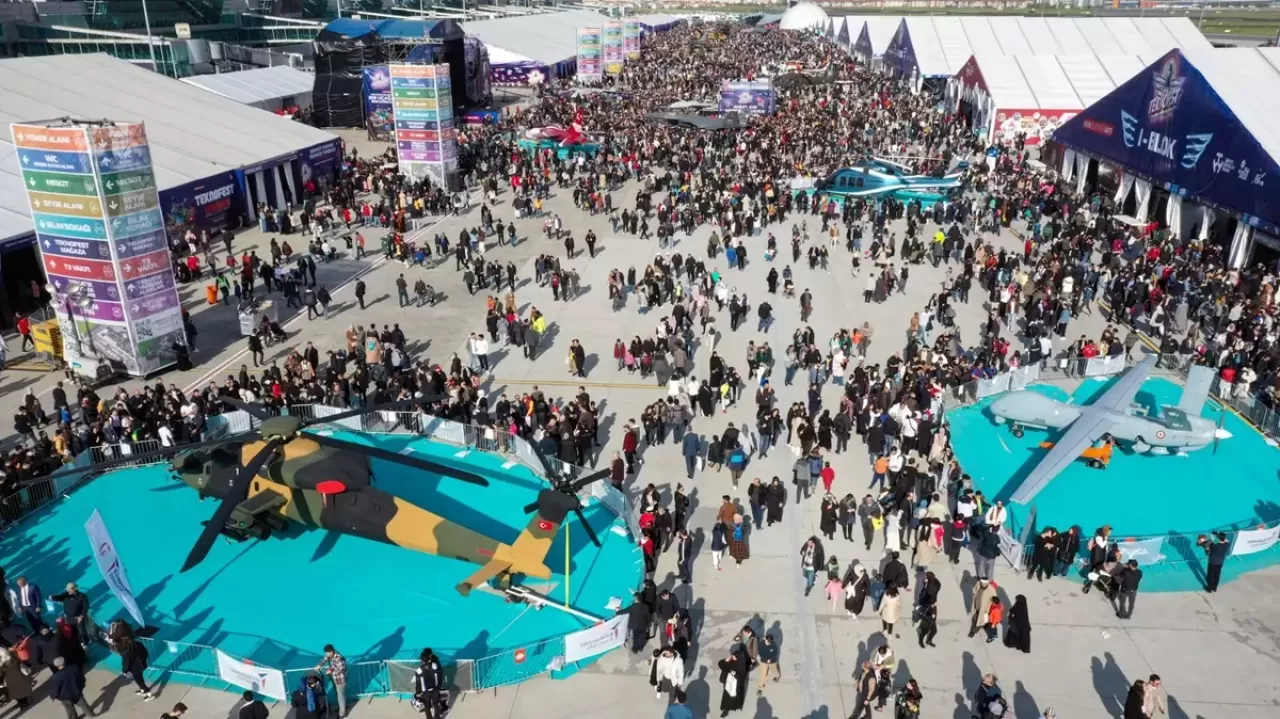 TEKNOFEST'e yoğun ilgi... Ziyaretçi sayısı belli oldu