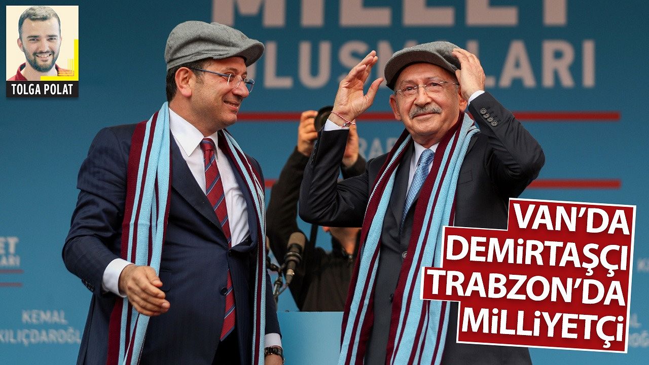 Van’da Demirtaşçı Trabzon’da milliyetçi