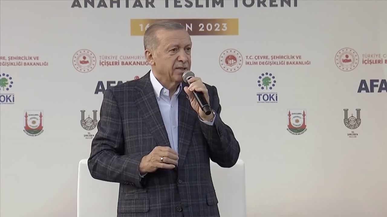 Cumhurbaşkanı Erdoğan: Ekonomik sıkıntıları yine biz çözeceğiz