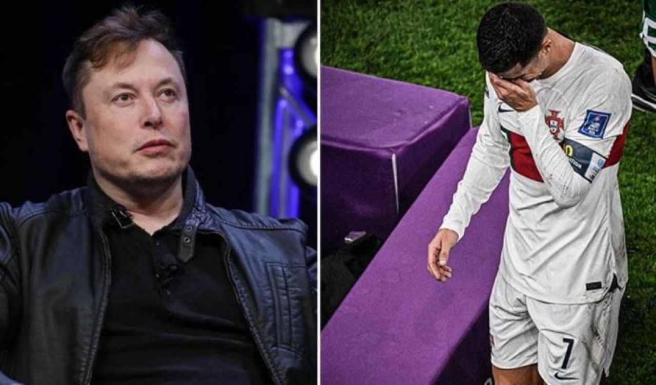 Suudi Arabistan'ı karıştıran Ronaldo'ya bir darbe de Elon Musk'tan! 