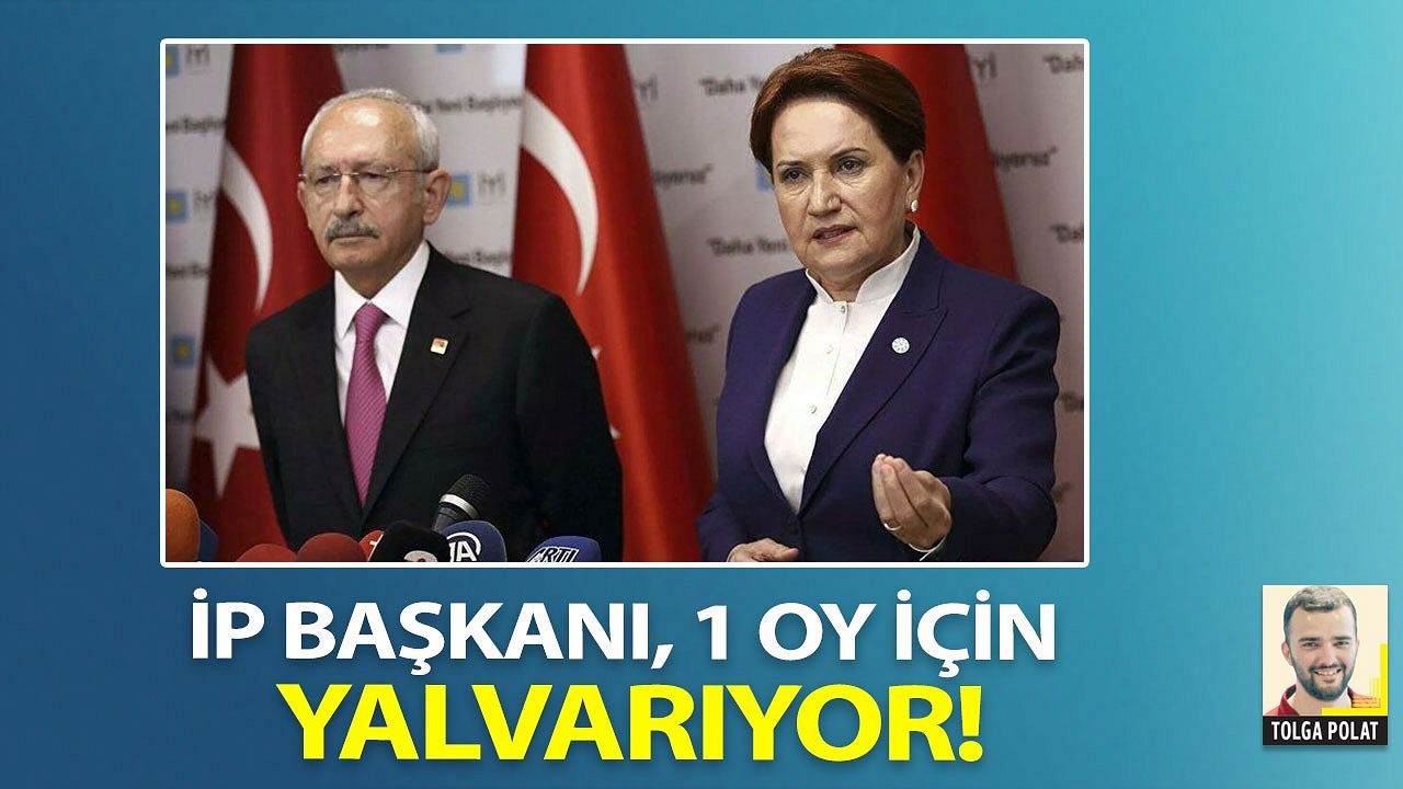 İP Başkanı, 1 oy için yalvarıyor!