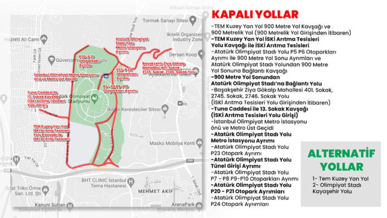 İstanbul trafiğine Şampiyonlar Ligi ayarı