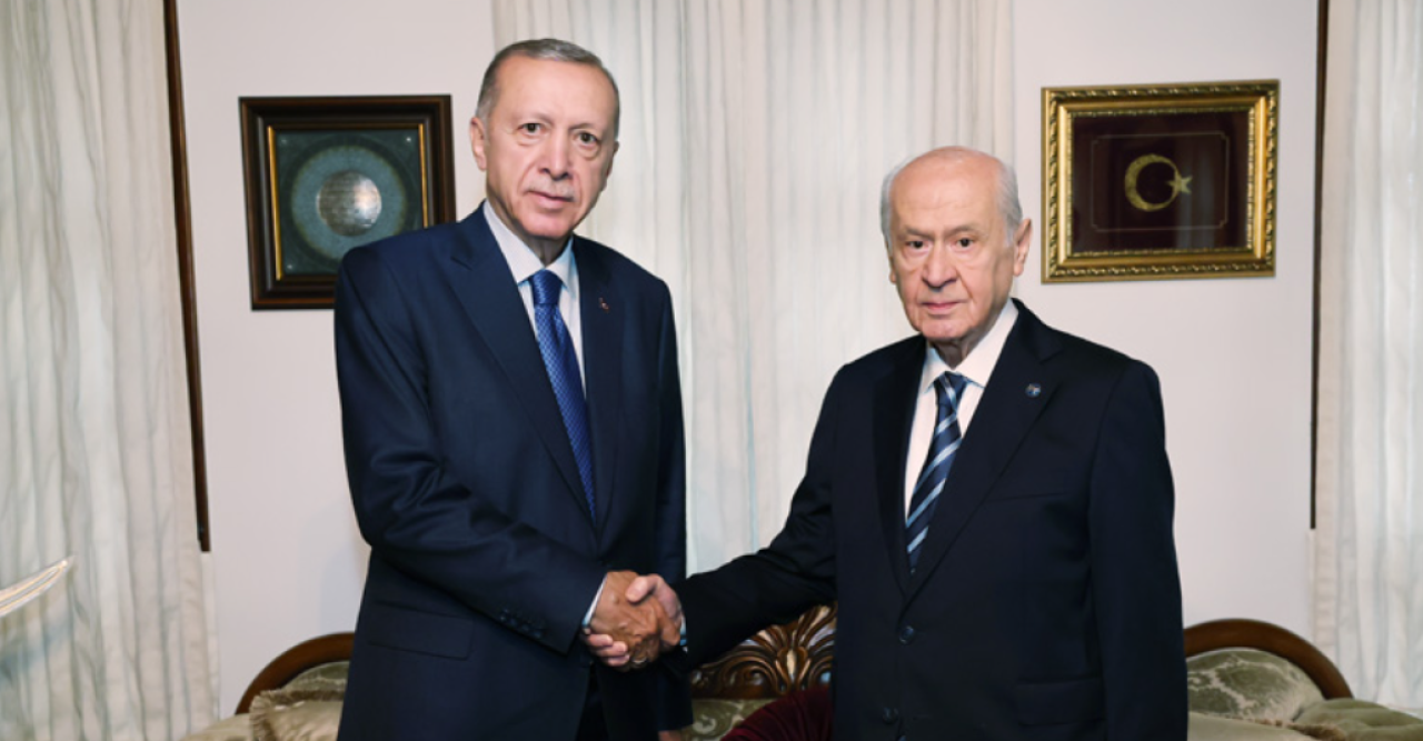 Cumhurbaşkanı Erdoğan, MHP Lideri Devlet Bahçeli ile görüştü