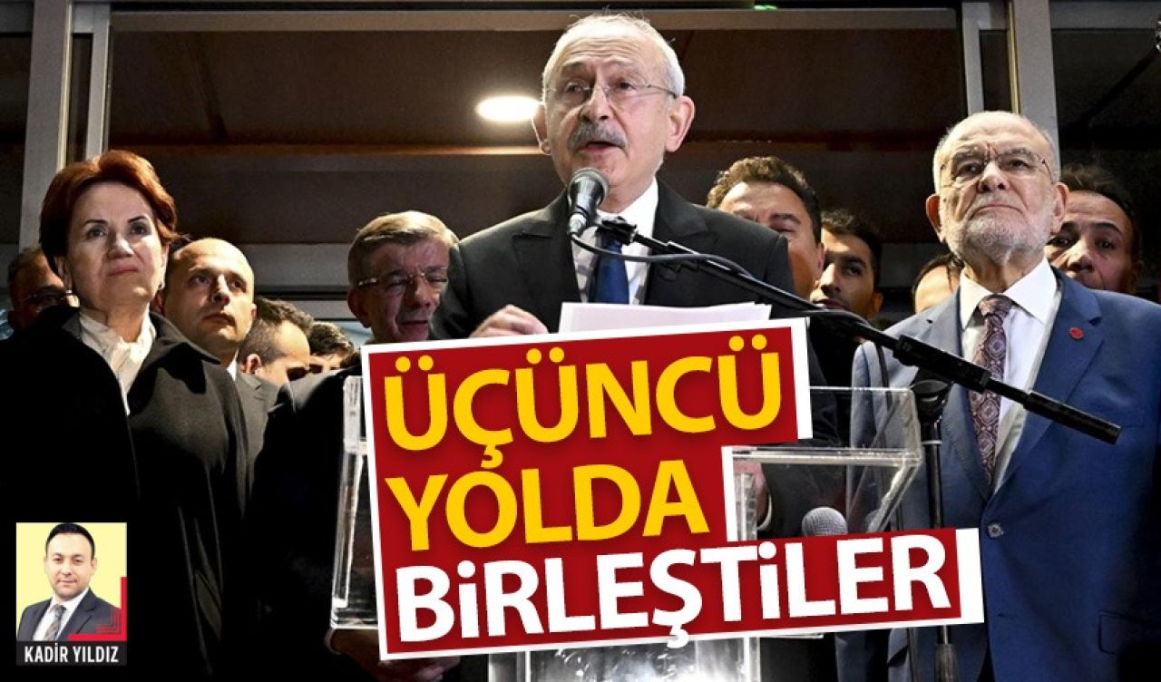 Üçüncü yolda birleştiler