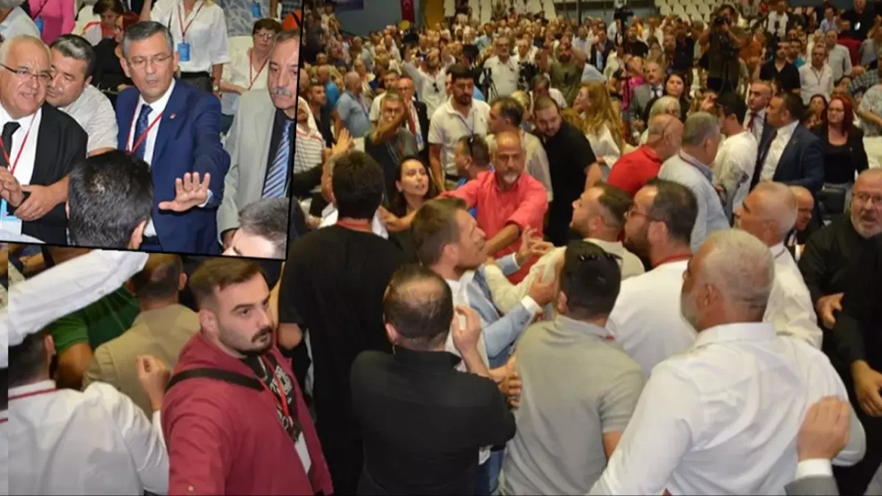 CHP'de tansiyon yine yükseldi! İl kongresinde birbirlerine girdiler