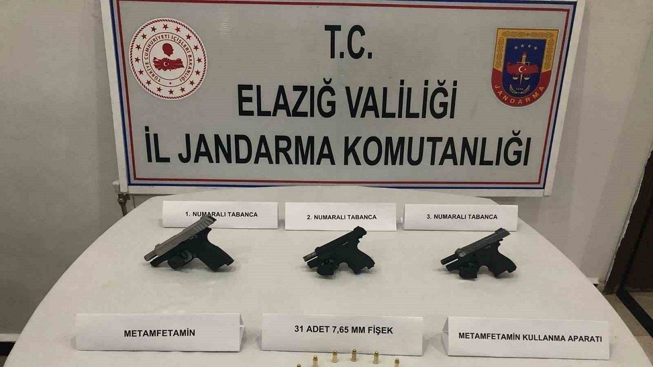 Elazığ’da ruhsatsız silah ve uyuşturucu operasyonu: 2 gözaltı