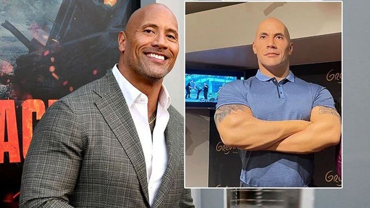 Dwayne Johnson'ın balmumu heykelini yerden yere vurdular