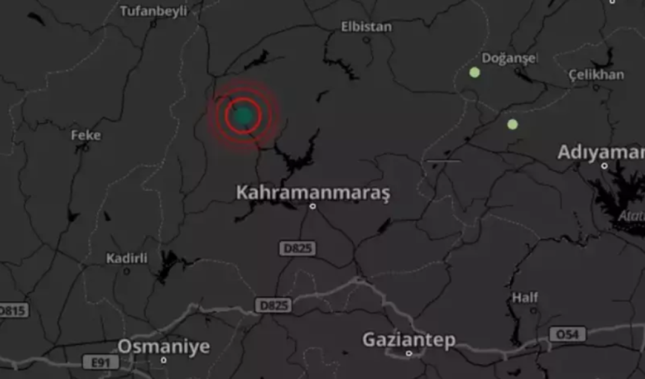 Kahramanmaraş'ta 4.3 büyüklüğünde deprem