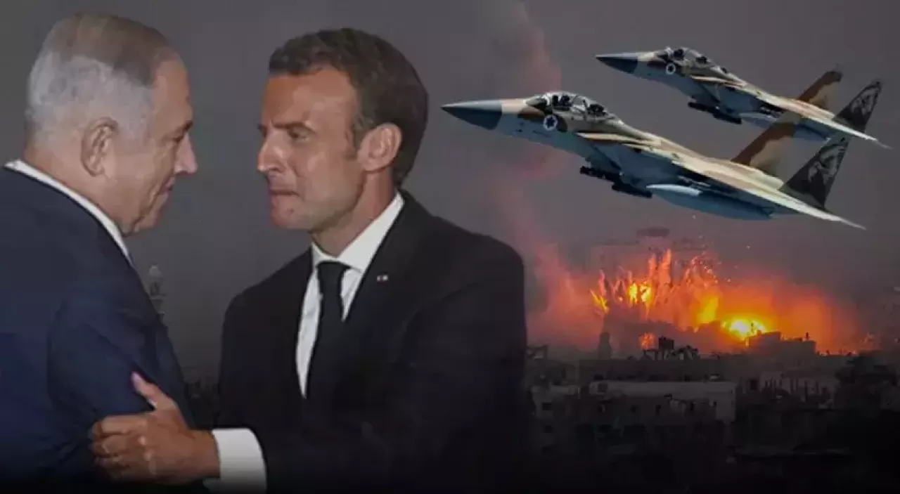 İsrail'den Macron'a zehir zemberek sözler: Sen ne cüretle bize vaaz veriyorsun?