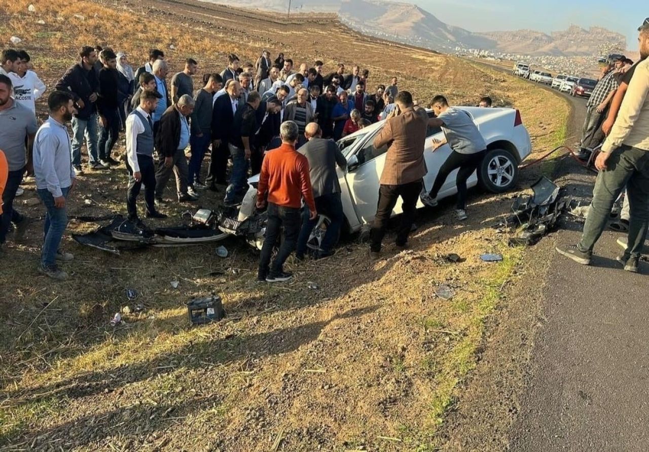 Mardin’de trafik kazası: 2’si ağır 6 yaralı