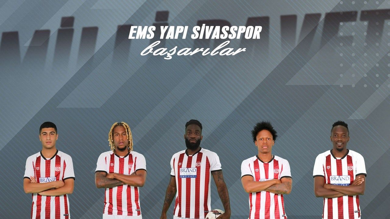 Sivasspor’da 5 futbolcuya milli davet