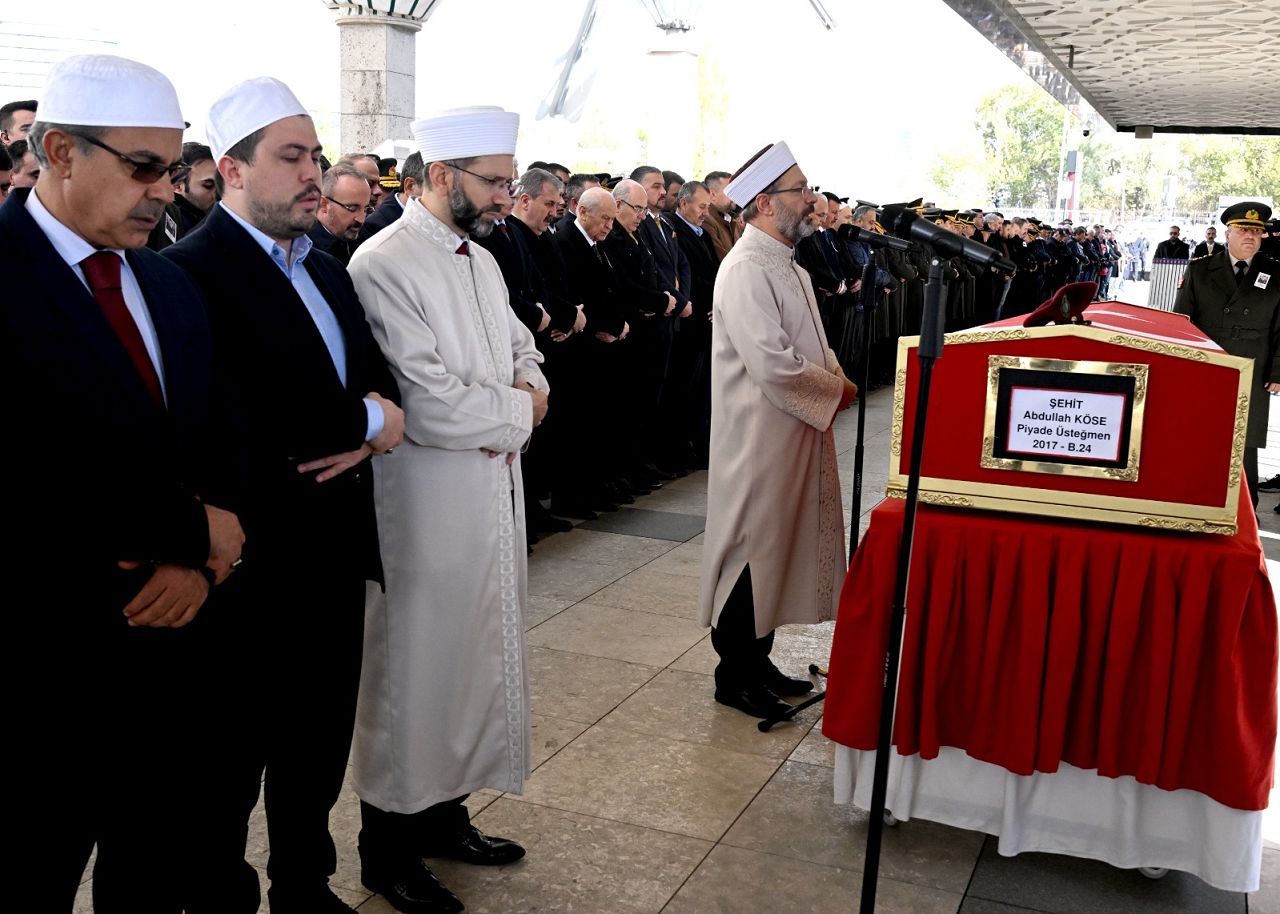 Şehit Abdullah Köse son yolculuğuna uğurlandı