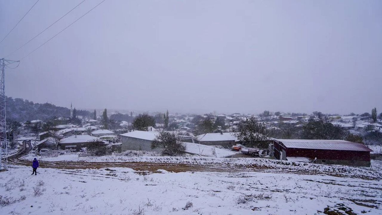 Trakya'da kar yağışı başladı