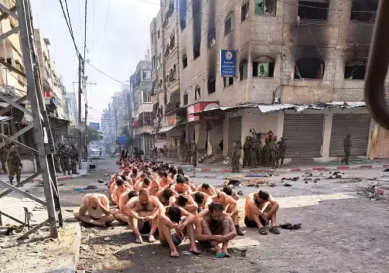 Kim oldukları ortaya çıktı... Dünyanın konuştuğu görüntü! İsrail vahşeti sınır tanımıyor