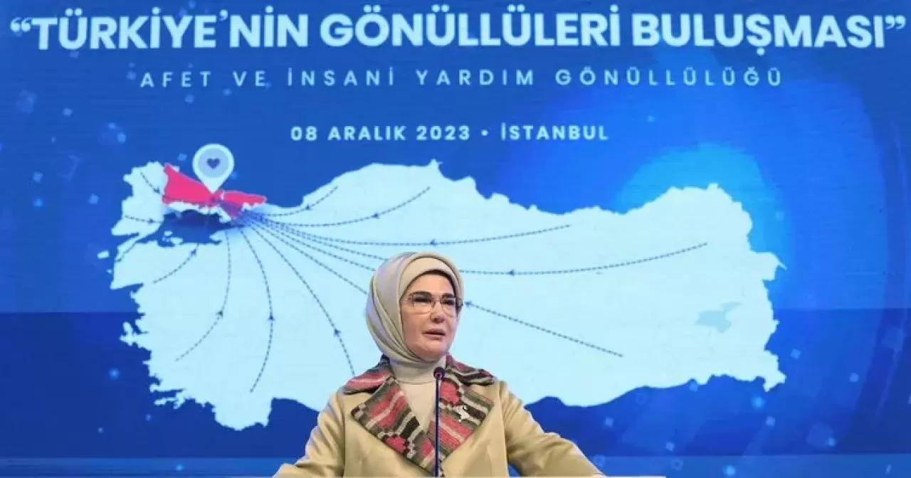 Emine Erdoğan: Gazze’de sadece Müslümanlar değil, tüm insanlık bombalanıyor