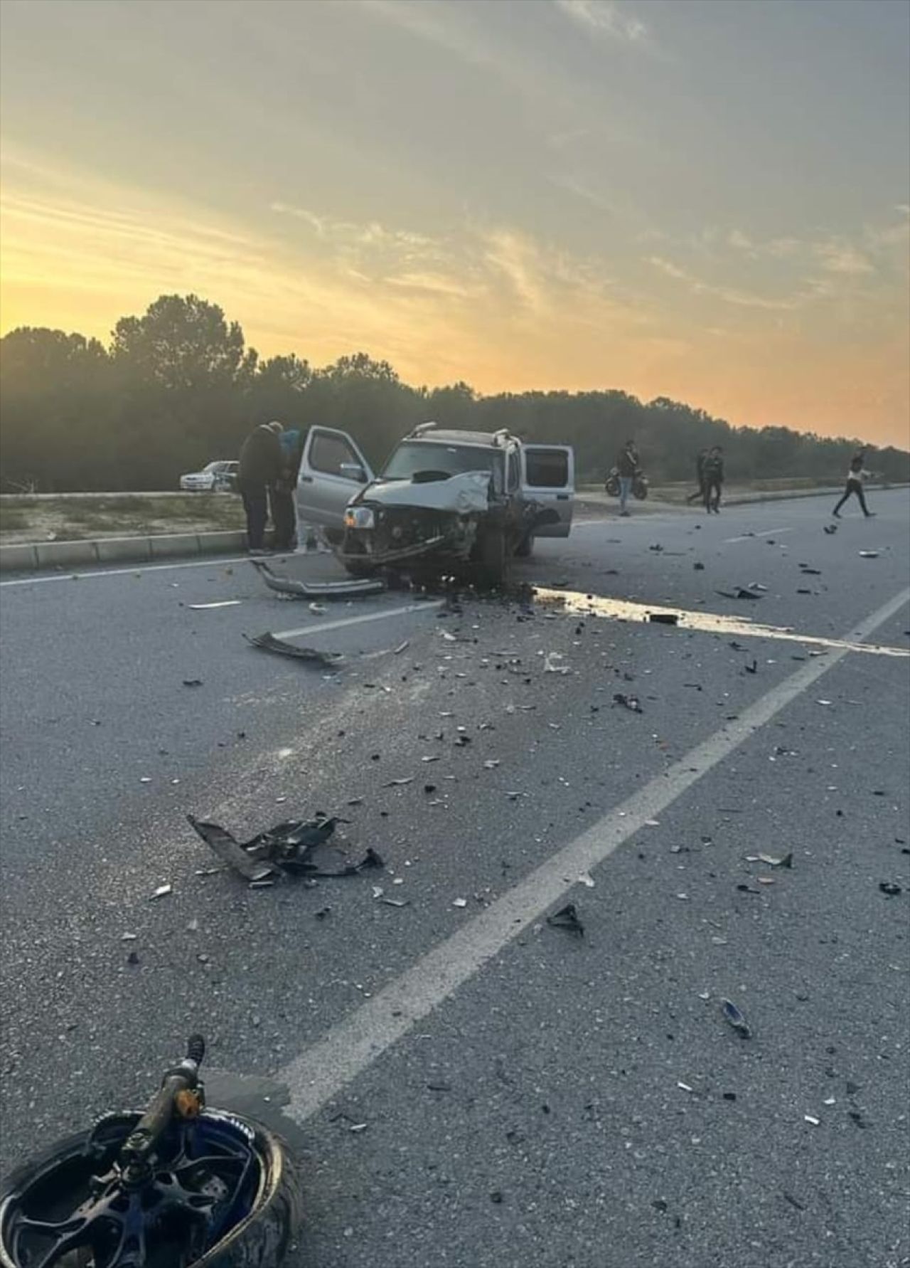 Mersin'de pikap ile çarpışan motosikletin sürücüsü öldü