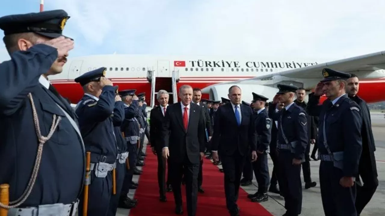 Cumhurbaşkanı Erdoğan Yunanistan'da