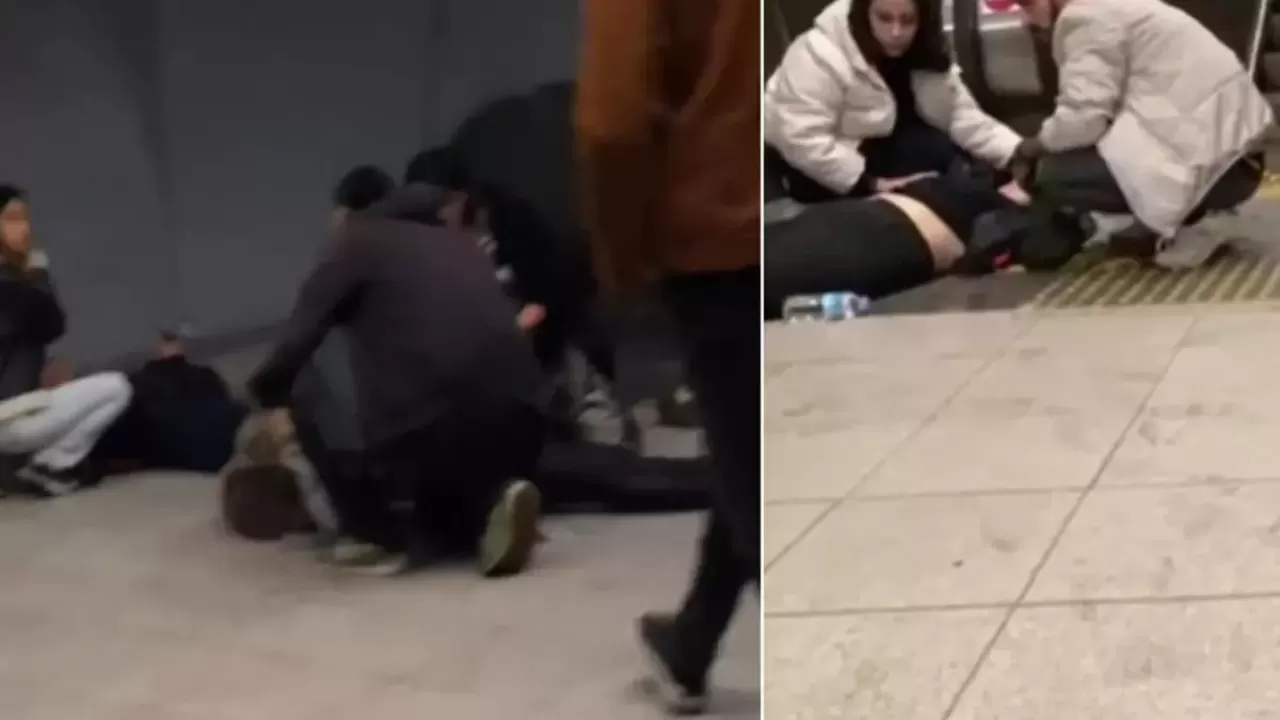 CHP'nin iradesindeki metroda yürüyen merdiven dehşeti! 5 kişi yaralandı