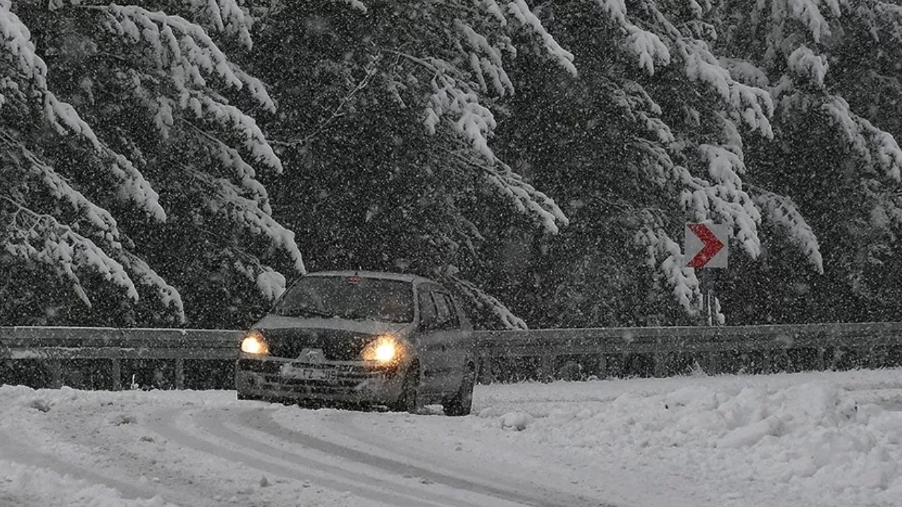 Kars ve Ardahan'da kar etkili oldu