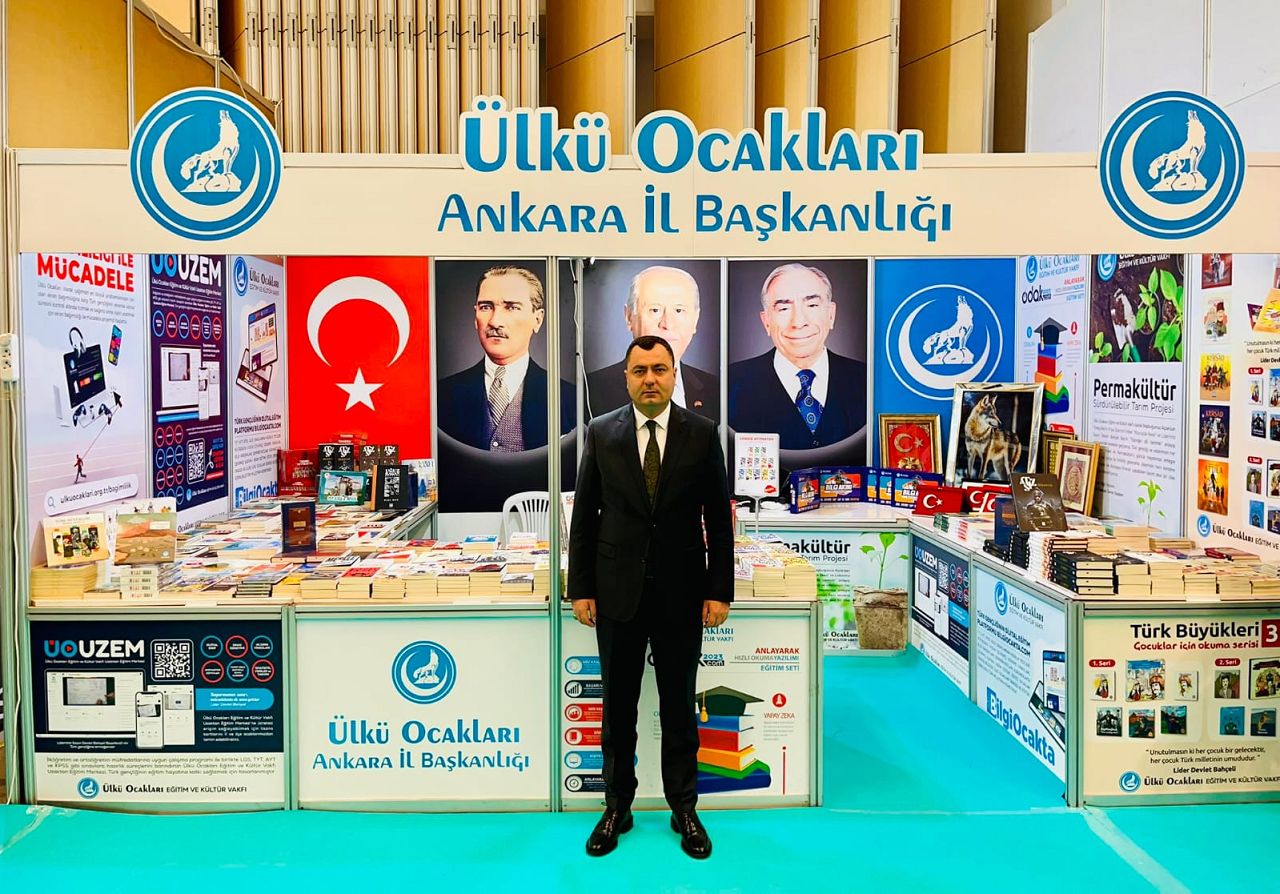 Ülkü Ocakları Ankara İl Başkanlığı bu yıl 19. düzenlenen Ankara Kitap Fuarı’nda
