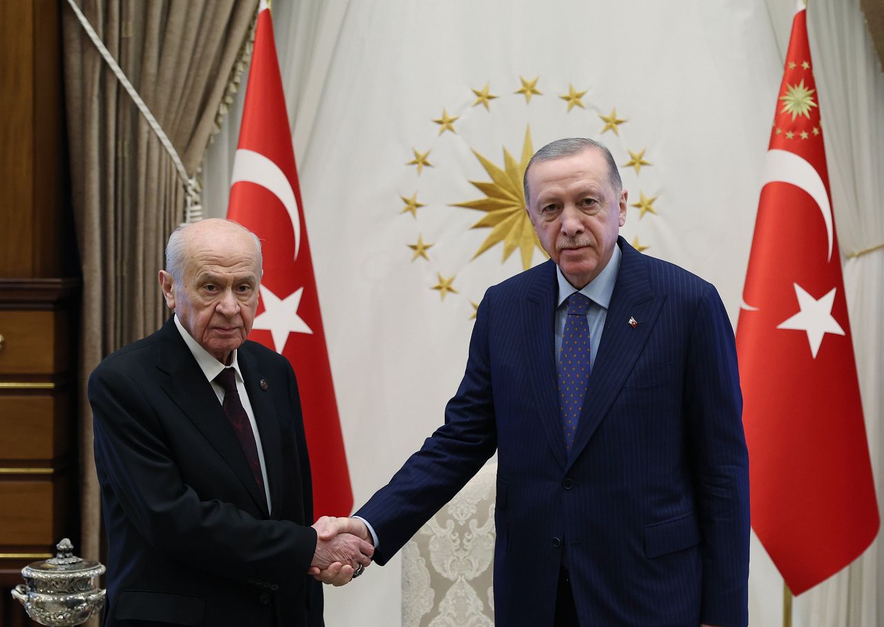 SON DAKİKA HABERİ: Cumhurbaşkanı Erdoğan, MHP Lideri Devlet Bahçeli ile görüştü