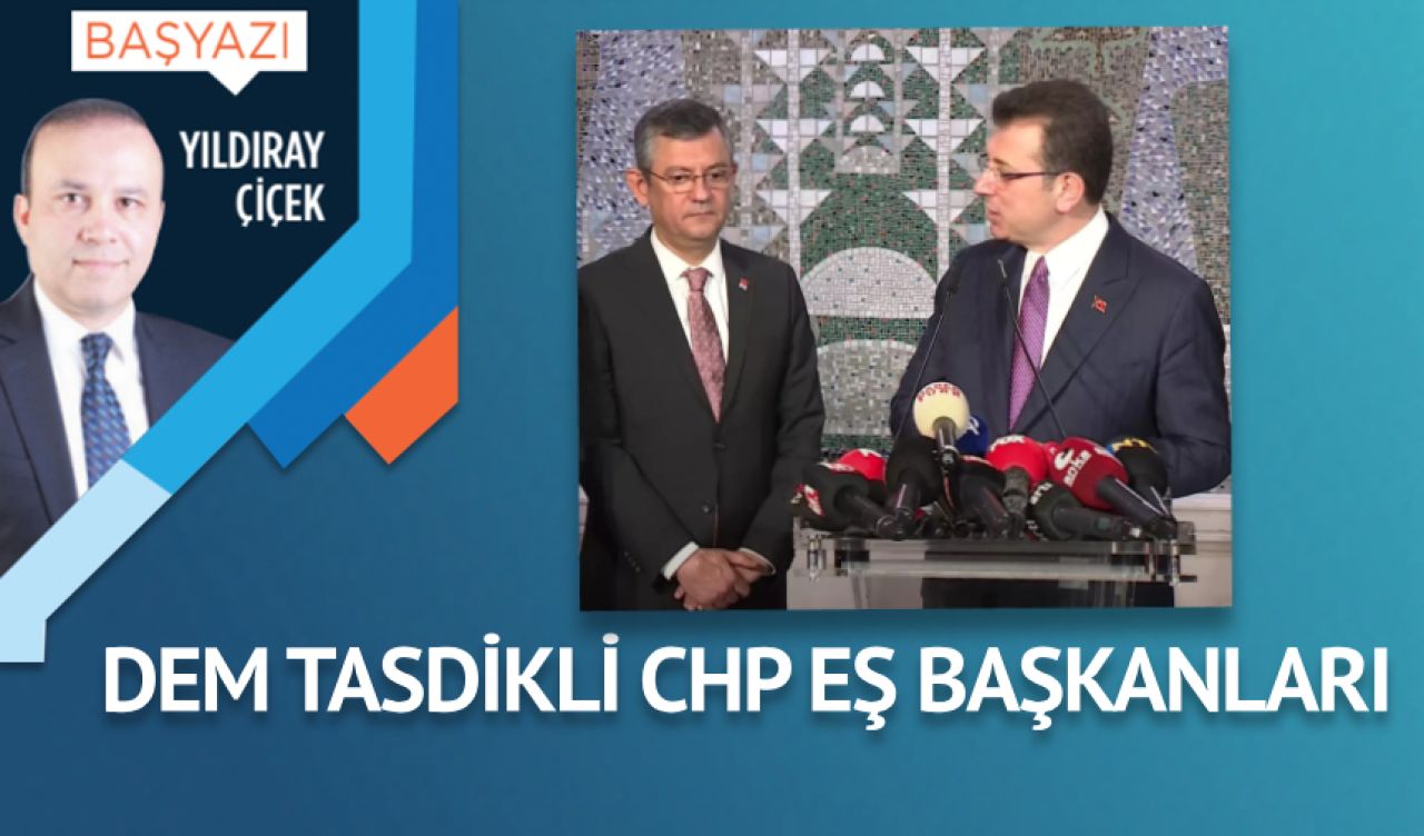 DEM tasdikli CHP Eş Başkanları