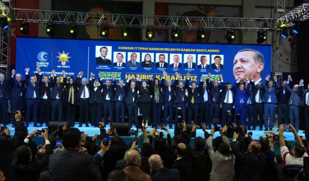 Samsun'da Cumhur İttifakı'nın adayları tanıtıldı
