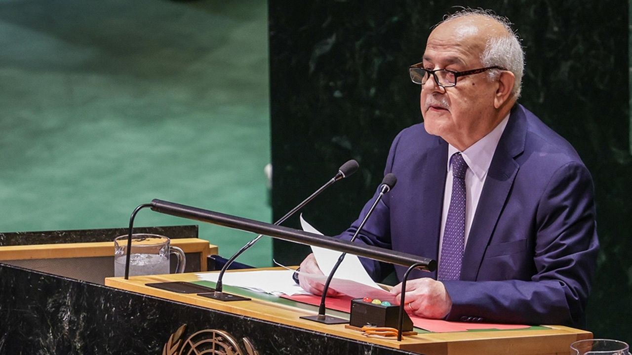 Filistin'in BM Daimi Temsilcisi Mansur: "Tarih, BM Güvenlik Konseyini çok sert yargılayacak"