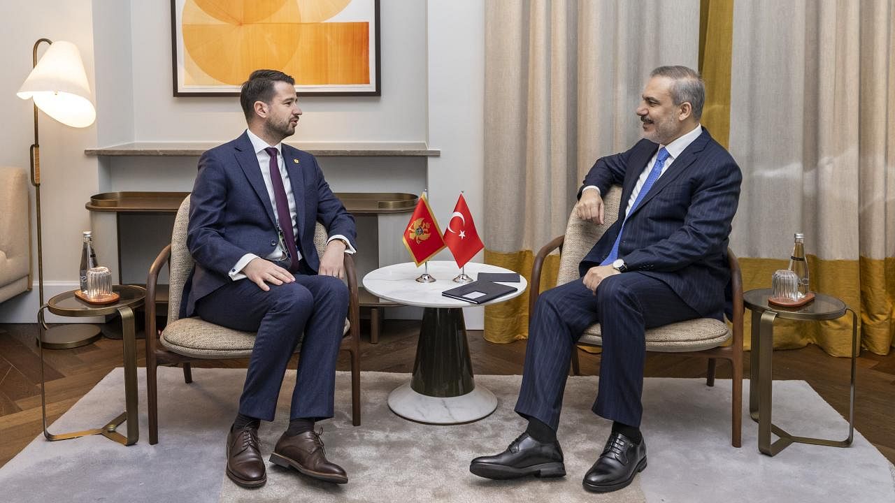 Bakan Fidan, Karadağ Cumhurbaşkanı ve Kosova Başbakan Yardımcısı'yla bir araya geldi