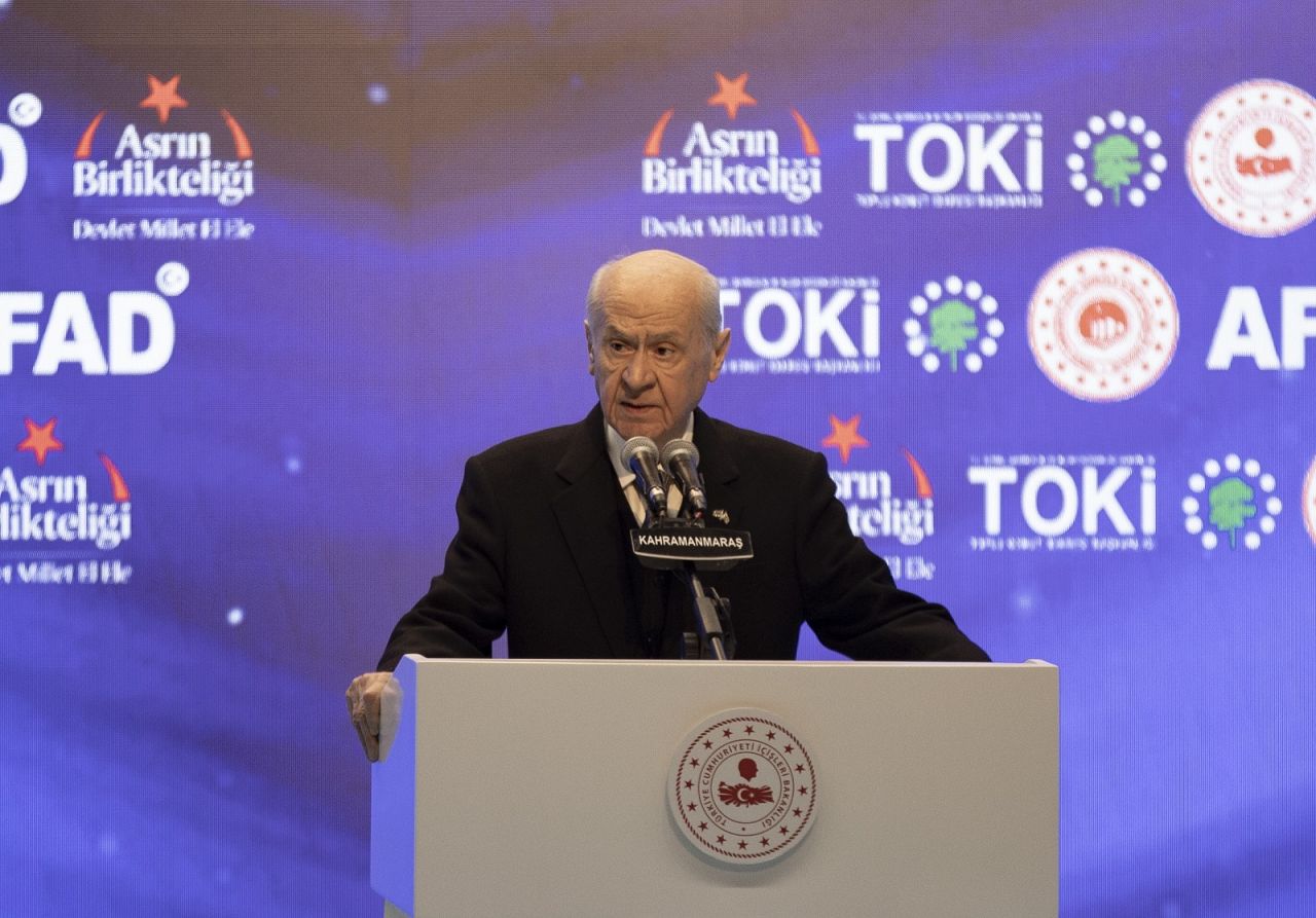 MHP Lideri Bahçeli: Türkiye'nin toprak altında kalmasını dileyenleri hayal kırıklığına uğrattık