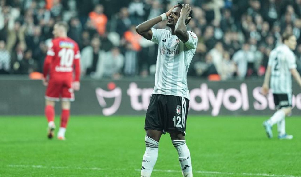 Beşiktaş'a sahasında soğuk duş