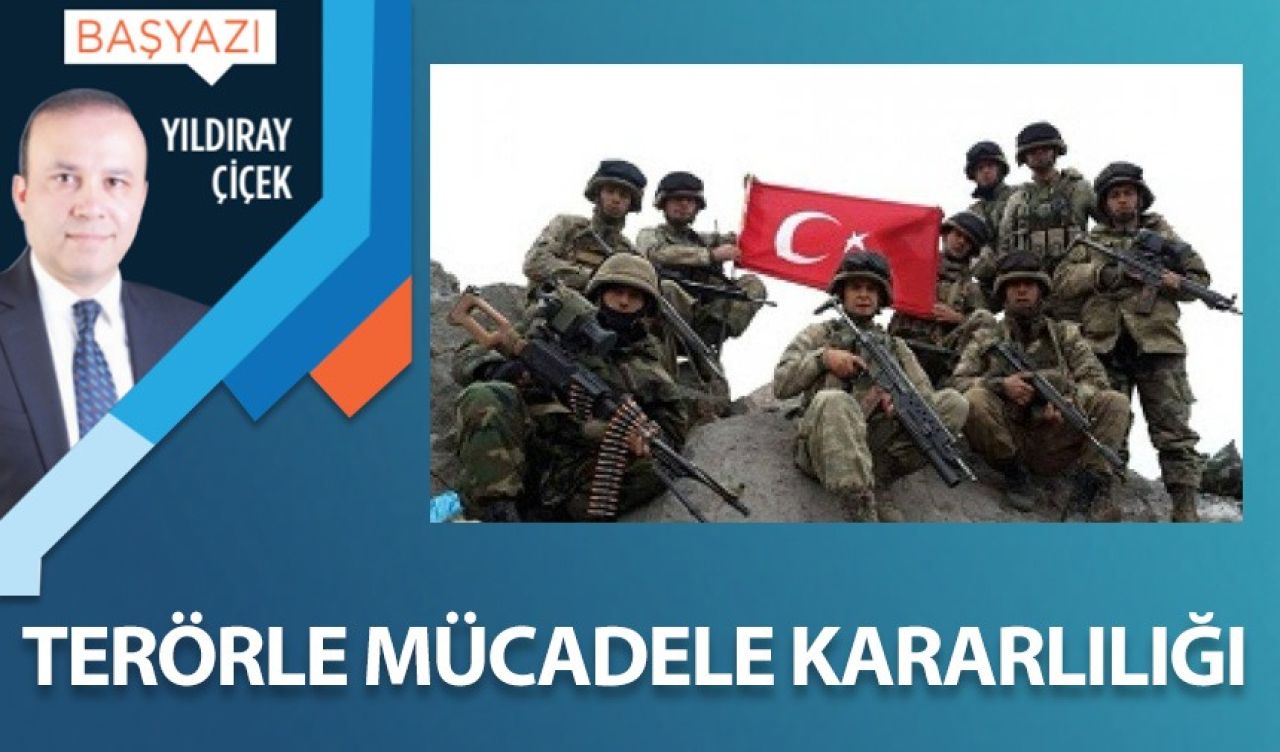 Terörle mücadele kararlılığı