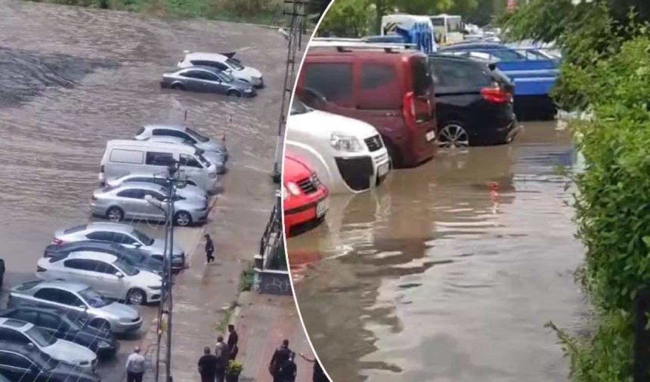 Ankara'da yollar göle döndü! Meteoroloji saat verdi